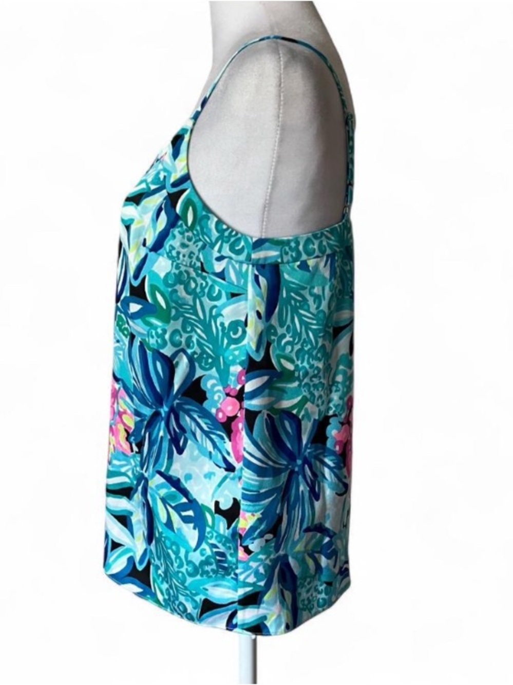 Lilly Pulitzer Margaery Cami Tropical Floral Print Sleeveless Tank Top XS - Picture 3 of 7